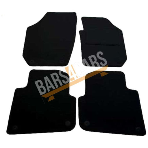 Fully Tailored Black Carpet Car Mats for Skoda Roomster Set of 4 With 4 Clips UKB4C  - Dynamic Drive