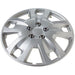 New Universal 17 Inch Silver Gyro Set of 4 Wheel Trims / Hub Caps by Ring Ring  - Dynamic Drive