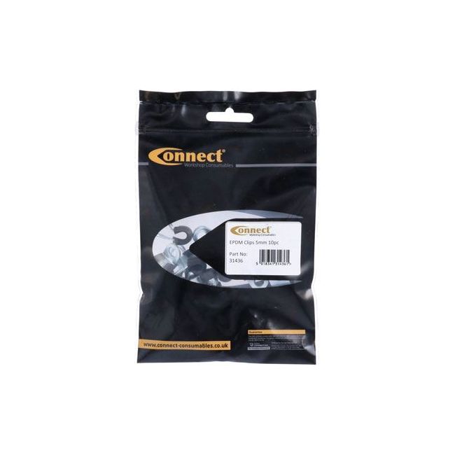 Connect Rubber Lined P Clips 5mm 10pc 31436 Tool Connection  - Dynamic Drive