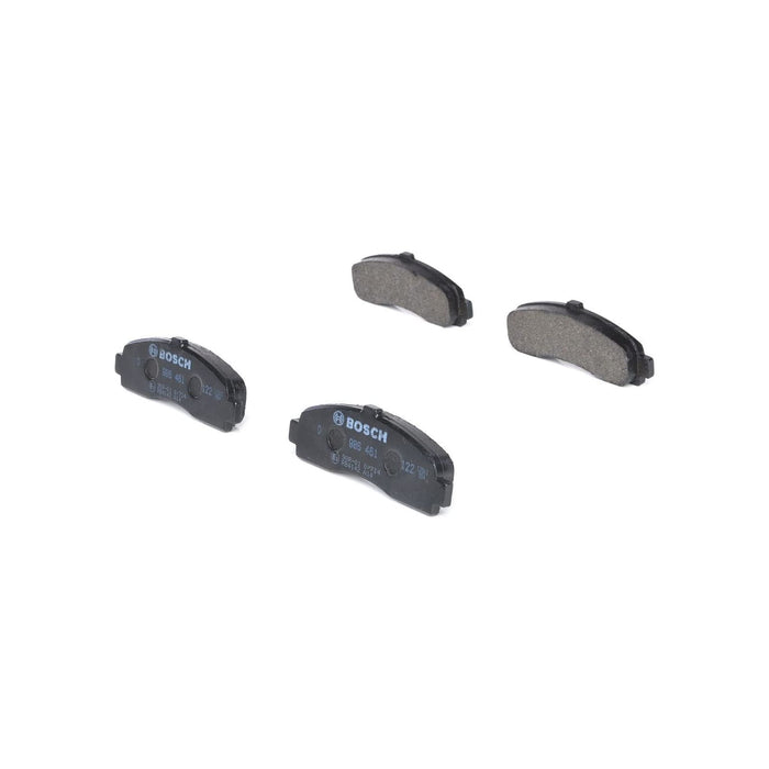 Genuine Bosch Brake Pad Set Bp573 fits Nissan Micra - 1.0 - 00-03 0986461122