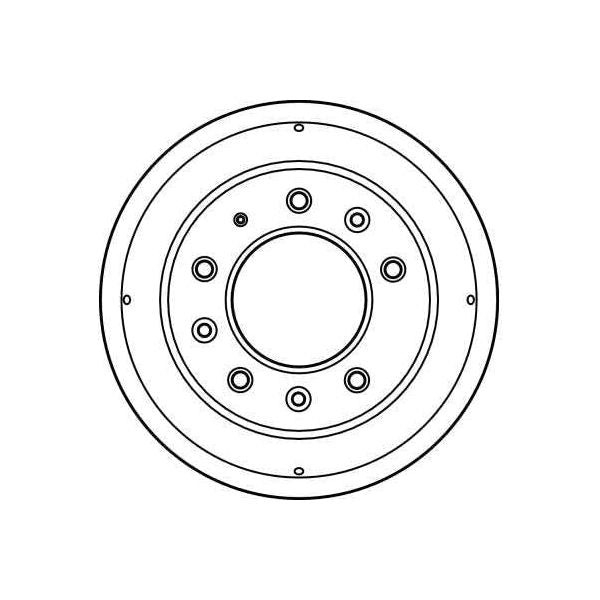 Genuine TRW Brake Drum DB4078 TRW  - Dynamic Drive