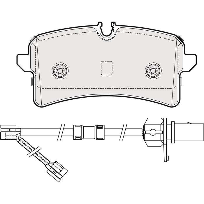 Apec Brake Pads Rear Fits Audi A7 A8 Rs7 S8 Bentley Mulsanne Porsche Macan