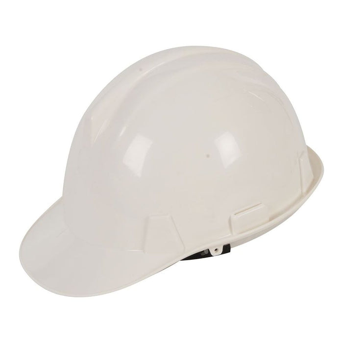 Silverline Safety Hard Hat White