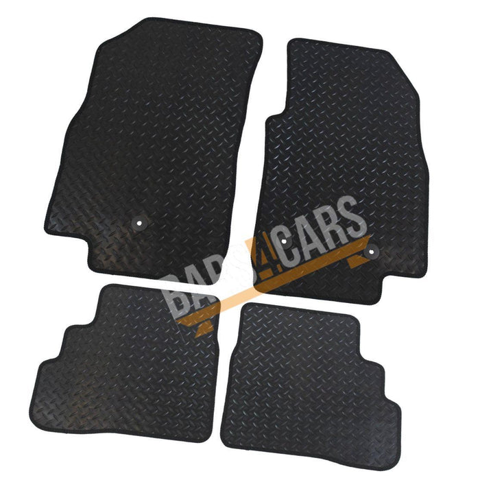 Blue TailoBlue Rubber Mats for Vauxhall Viva 15-18 + Clips 2015 2016 2017 2018 UKB4C  - Dynamic Drive