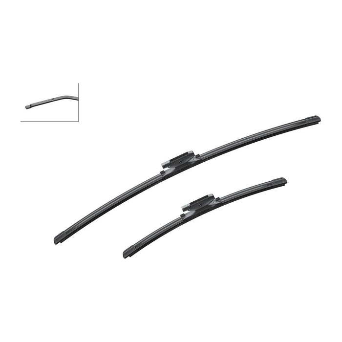 BOSCH A423S Aerotwin Front Wiper Blades Set for CITROEN C3 II RENAULT LAGUNA III