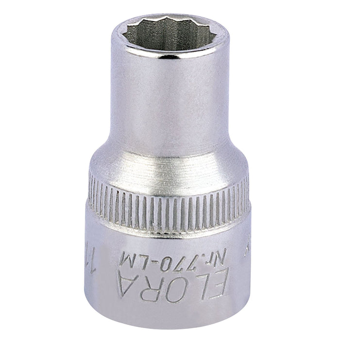 Draper Elora Bi-Hexagon Socket, 1/2" Sq. Dr., 11mm 24567