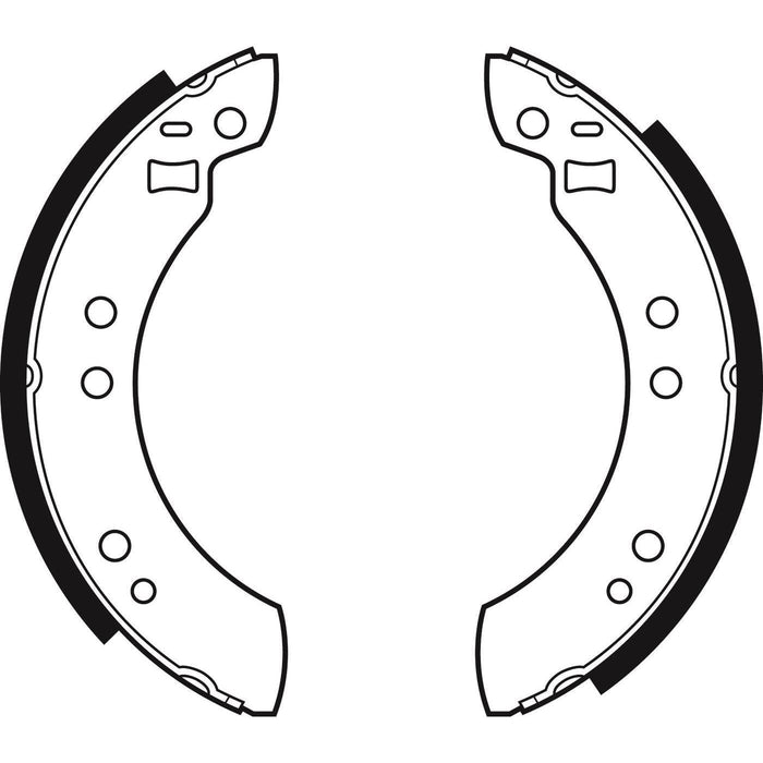 Apec Brake Shoe Rear Fits Ford Capri Escort Hyundai Pony Volvo 300 Series 66