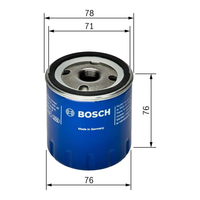 Bosch CAR OIL FILTER P7078 F026407078