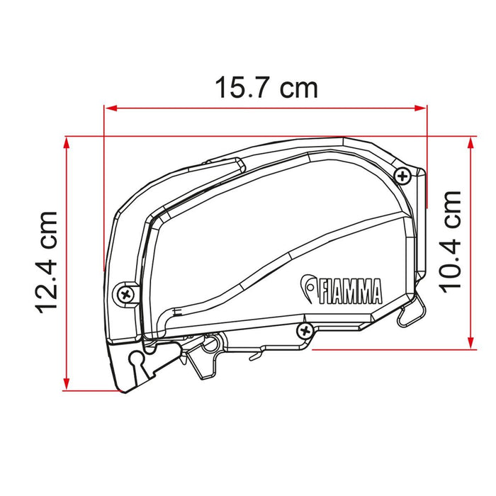 Fiamma F80L 500 Awning Deep Black Royal Grey