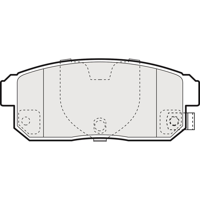 Apec Brake Pads Rear Fits Suzuki Ignis