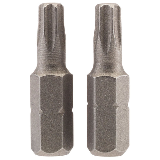 Draper TX-STAR Insert Bit, 1/4" Hex, 25mm Long, T25 (Pack of 2) Draper  - Dynamic Drive