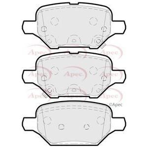 Apec Brake Pads Rear Fits Opel Mokka 1.404/13 -;Opel 1.801/13 -;Vauxhal