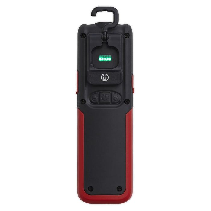 Sealey Rechargeable Inspection Light 5W COB & 3W SMD LED with Power Bank Red Sealey  - Dynamic Drive