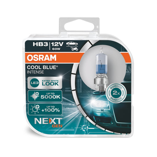 Osram COOL BLUE INTENSE HB3, 100% more brightness, up to 5,000K, halogen headlig Osram  - Dynamic Drive