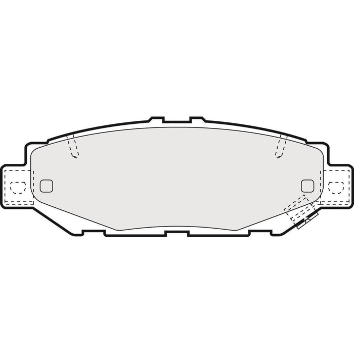 Apec Brake Pads Rear Fits Lexus Gs300 Sc300 Sc400 Toyota Aristo Crown Granvia Hi-