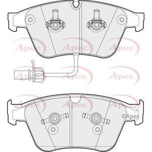 Apec Brake Pads Front Fits Bentley Continental Flying Spur