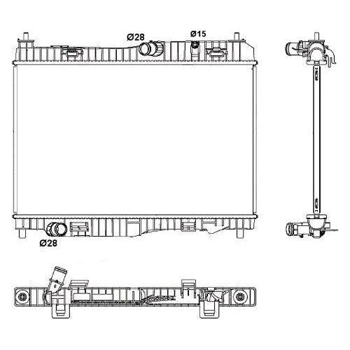 NRF Radiator 53044