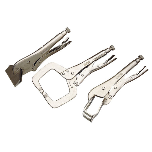 Draper Self Grip Clamp Kit (3 Piece) 33836 Draper  - Dynamic Drive