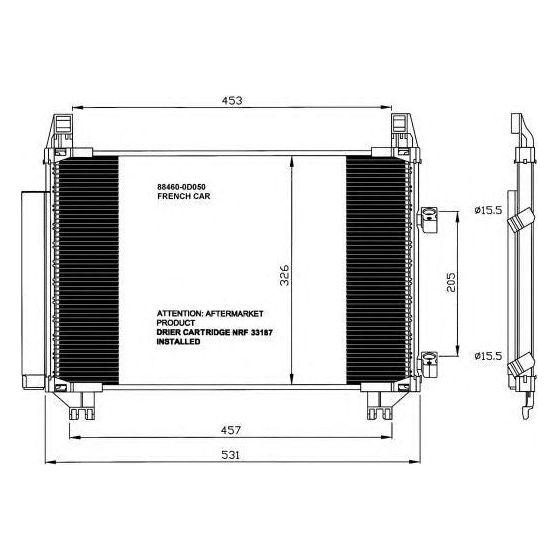 NRF Condenser 35653