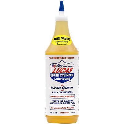 2x Lucas Oil Fuel Treatment Upper Cylinder Lubricant Injector Cleaner 1 Litre UKB4C  - Dynamic Drive