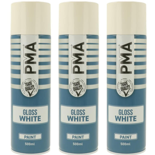 PMA Professional Gloss White 500ml Spray Paint High Coverage[3] PMA  - Dynamic Drive