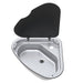 Thetford Series 33 Triangular Sink with Glass Lid, Right Hand, 480mm Thetford  - Dynamic Drive