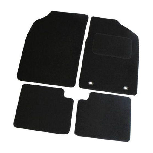 Fully Tailored Black Carpet Car Mats for Ford Ka 09->13 Set of 4 With 2 Clips UKB4C  - Dynamic Drive