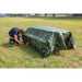 Silverline Camouflage Tarpaulin Cut 2.4 x 3m / Actual 2.3 x 2.85m Silverline  - Dynamic Drive