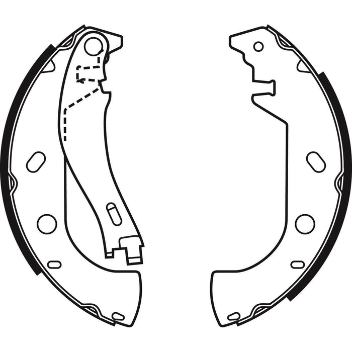 Apec Brake Shoe Rear Fits Fiat Marea Multipla