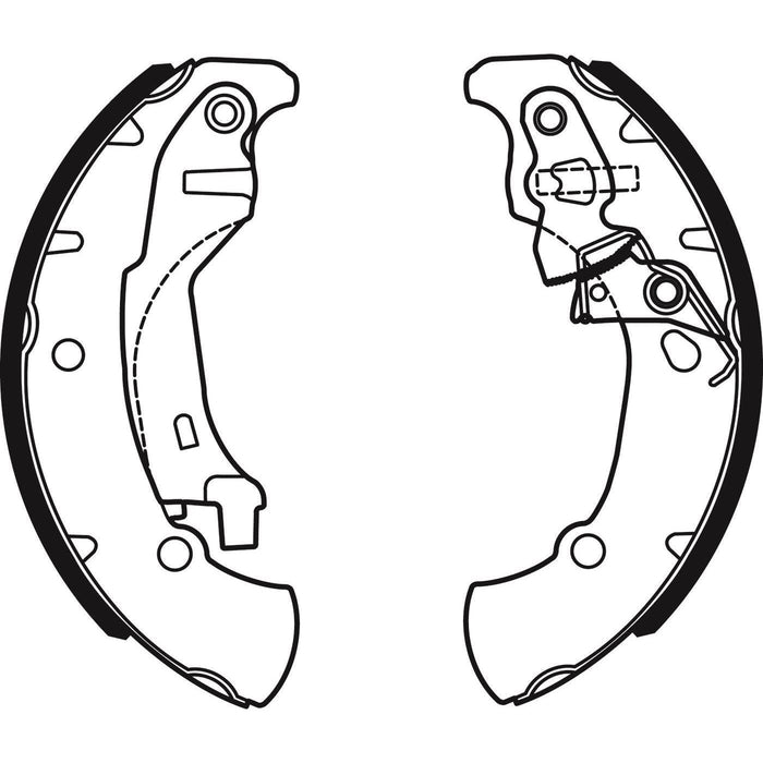 Apec Brake Shoe Rear Fits Daihatsu Hijet Piaggio Porter