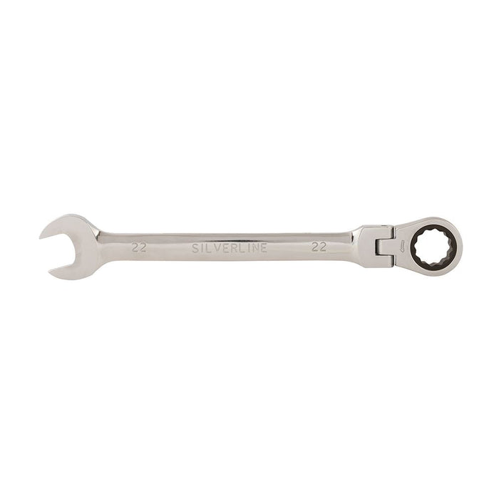 Silverline Flexible Head Ratchet Spanner 22mm