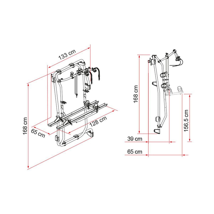 Fiamma Carry-Bike Frame Crafter E-Bike Aluminium