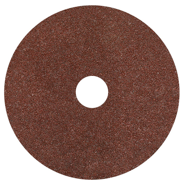 Sealey Fibre Backed Disc125mm 24Grit Pack of 25 WSD524 Sealey  - Dynamic Drive