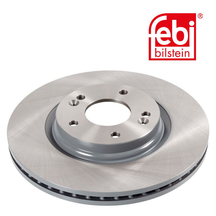 Genuine FEBI Front Brake Discs & Pads Set Vented for Hyundai Kona