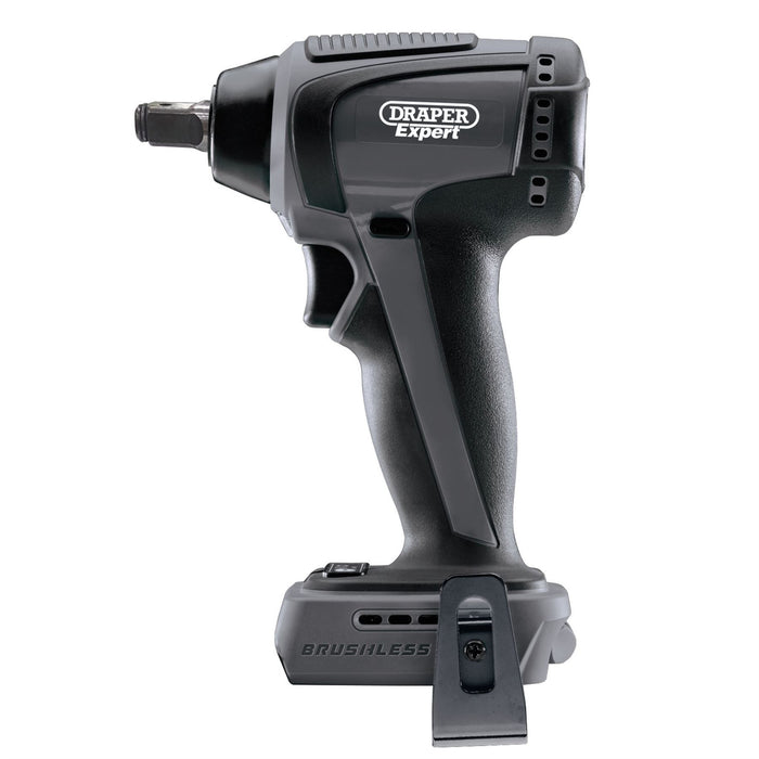 Draper XP20 20V Brushless Impact Wrench, 1/2" Sq. Dr., 300Nm (Sold Bare) 55929 Draper  - Dynamic Drive