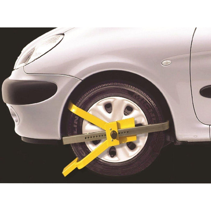 13" - 17" Car Van Trailer & Caravan Security Anti Theft Wheel Clamp Lock Streetwize  - Dynamic Drive