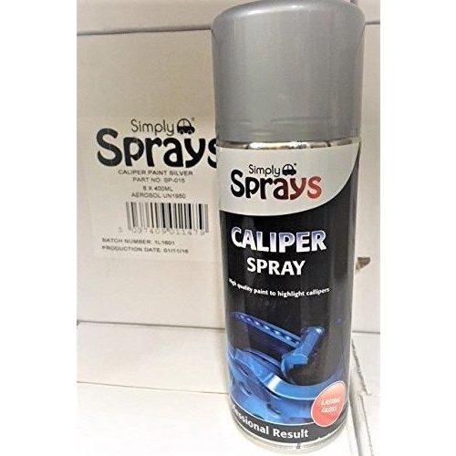 BRAKE CALIPER PAINT SILVER HIGH Heat 260°C Resistant Spray Lacquer Simply  - Dynamic Drive