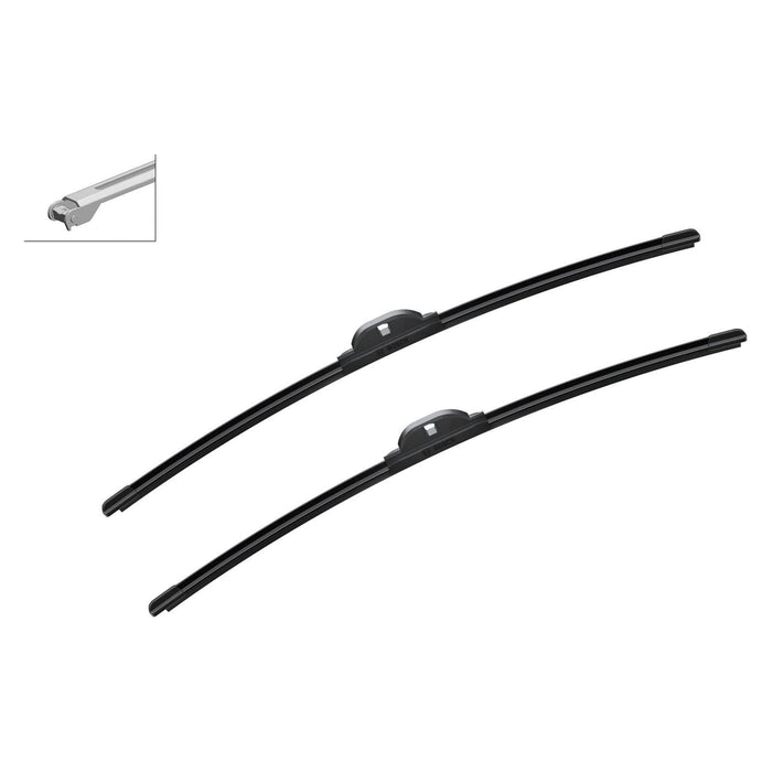 Bosch Aerotwin Flat Blade 550/550 A016S Front Windscreen Wiper Blades Pair Set