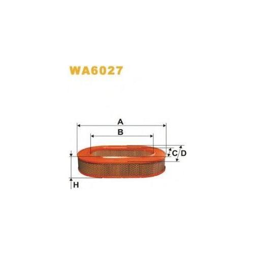 Genuine WIX Air Filter Elipse Type fits Mercedes-Benz 200 280 SE|SEL - 2.8 - 79 Wix Filters  - Dynamic Drive