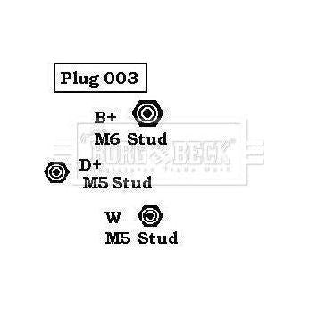 Genuine Borg & Beck Alternator fits Nissan Primera BBA2305