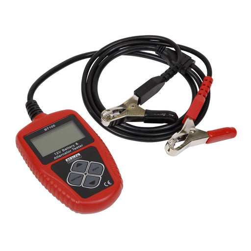 Sealey Digital Battery & Alternator Tester 12V BT105 Sealey  - Dynamic Drive