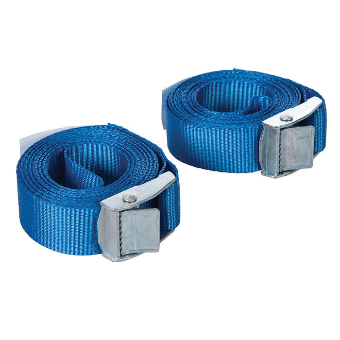 Silverline Cam Buckle Tie Down Strap 2.5m x 25mm 2pk 2.5m x 25mm