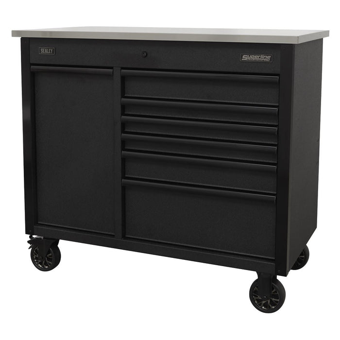 Sealey Mobile Tool Cabinet 1120mm with Power Tool Charging Drawer AP4206BE