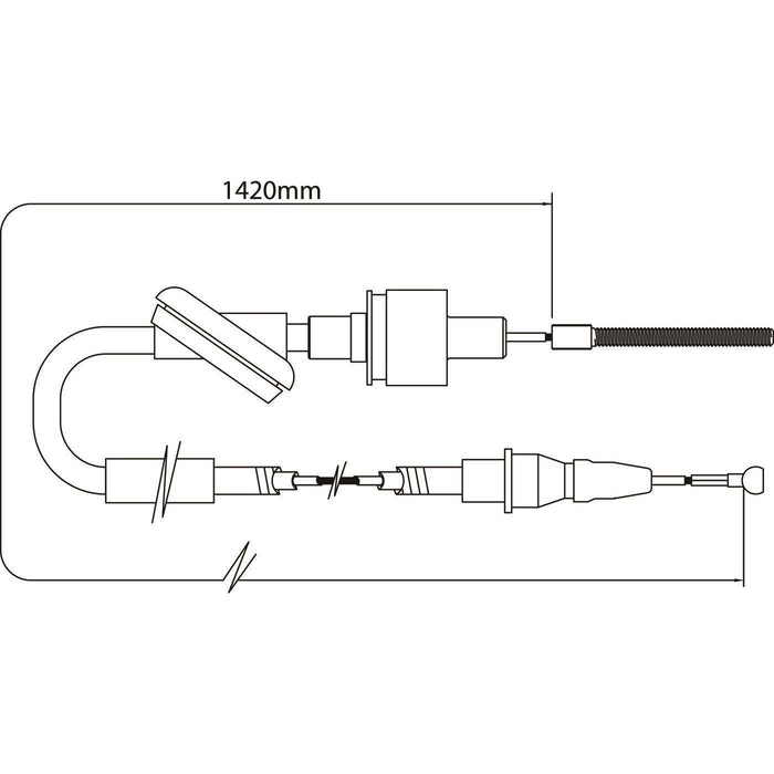 Apec Clutch Cable Fits Ford Transit