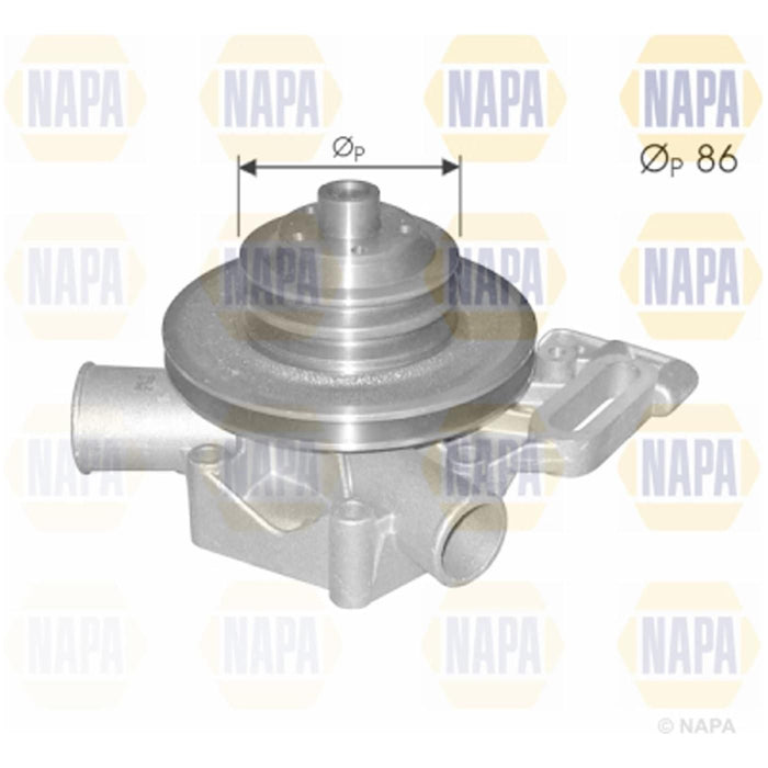 Genuine NAPA Water Pump for Fiat Citroen Peugeot 120136