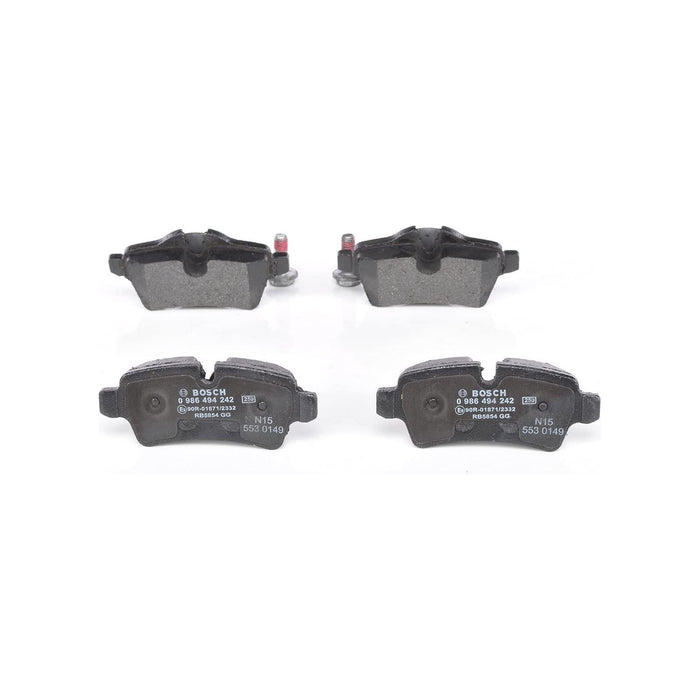 Genuine Bosch Brake Pad Set Bp1305 fits Mini Cooper - 1.6 - 06-12 0986494242