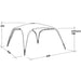 Outwell Summer Lounge XL 4 x 4 Event Shelter Gazeebo with UPF 50+ Outwell  - Dynamic Drive