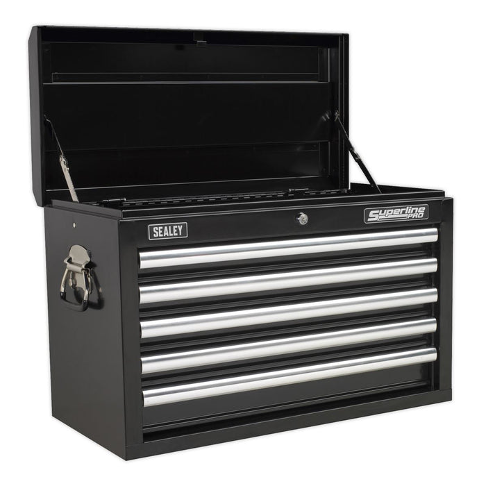 Sealey Topchest 5 Drawer with Ball-Bearing Slides Black AP33059B