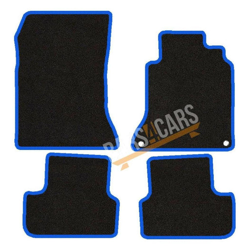 Tailored Blue Trim Carpet Mats Mercedes Gla 14-> + Clips 14 15 16 17 18 UKB4C  - Dynamic Drive