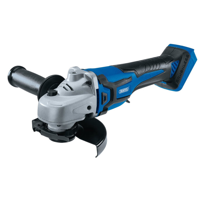 Draper D20 20V Brushless Angle Grinder, 115mm (Sold Bare) 55478 Draper  - Dynamic Drive